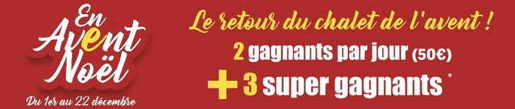 En Avent Noël : Gagnez un an de courses à Douai !